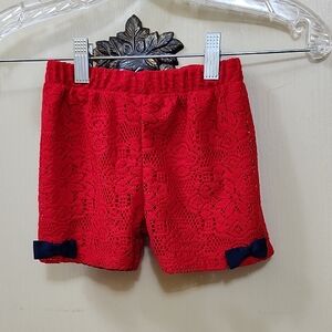 RARE EDITIONS TODDLER LACE SHORTS